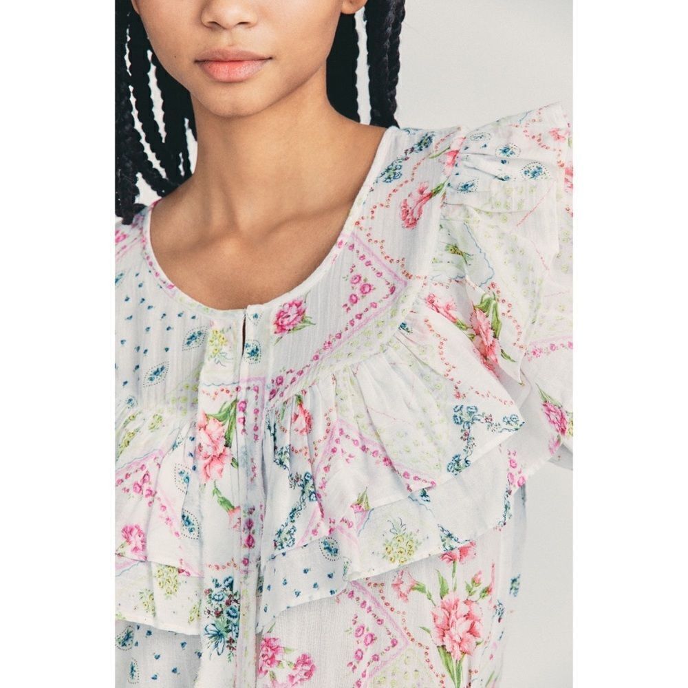 LOVESHACKFANCY Amora Top - Picture 3 of 11